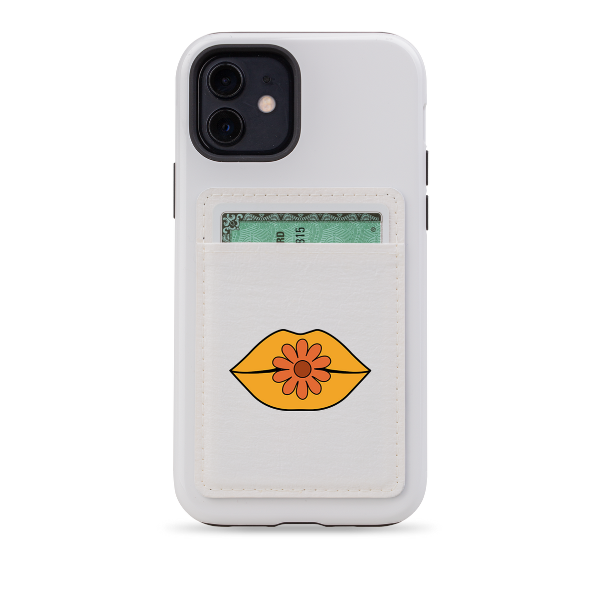Lips II MagSafe Wallet- White
