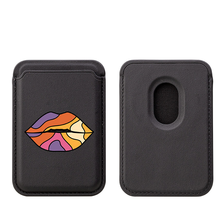 Lips MagSafe Wallet- Black