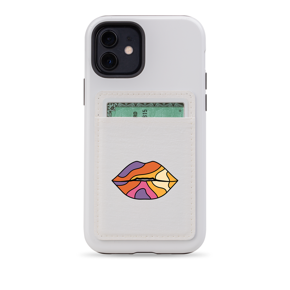 Lips MagSafe Wallet- White