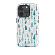 iPhone Tough Case - Little Xmas Trees By Ali Brookes