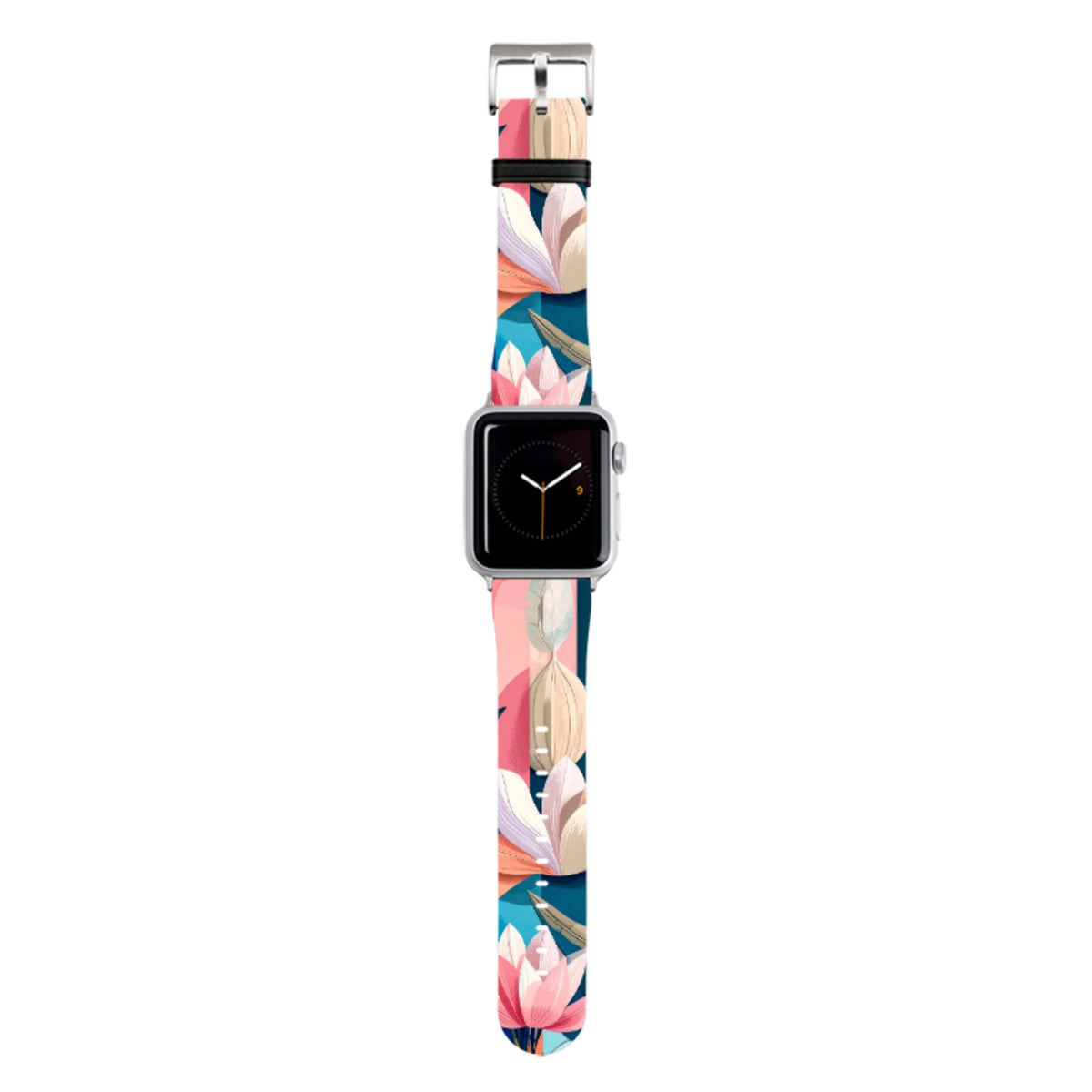 Langes Blumen-Apple-Watch-Armband