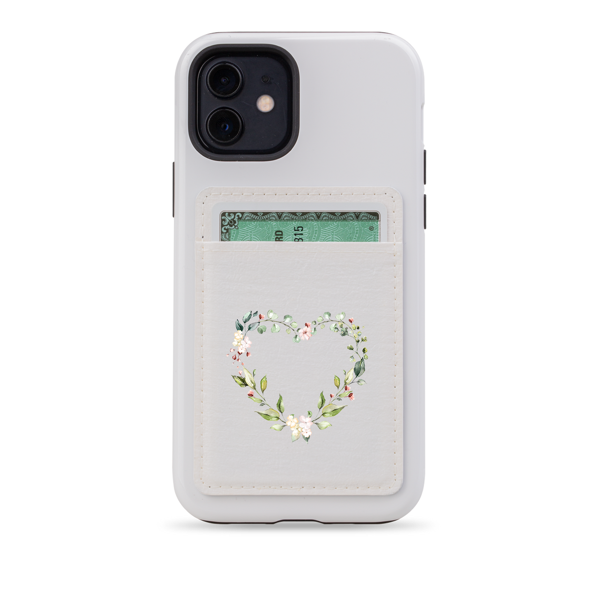 Love Floral MagSafe Wallet- White