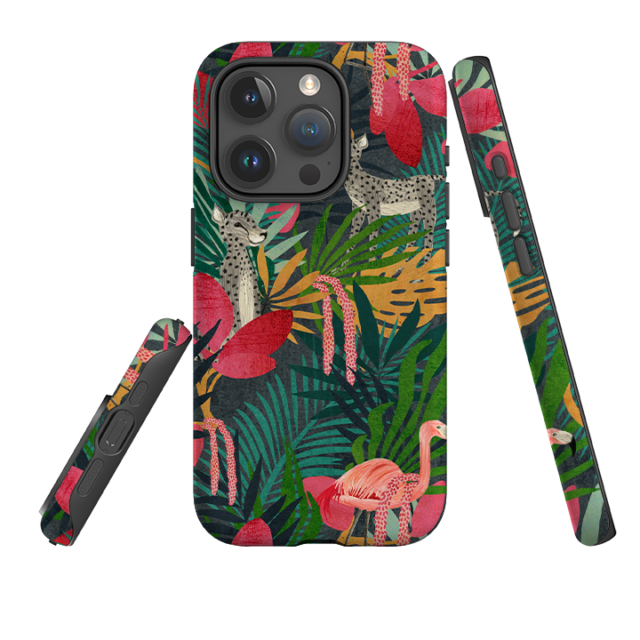 iPhone Tough Case - Lush Jungle By Katherine Quinn