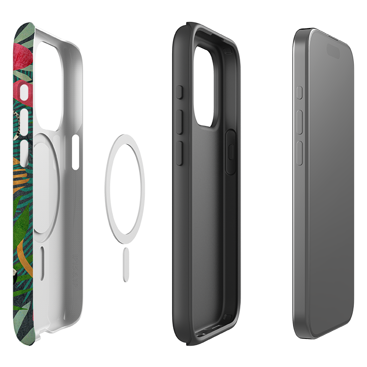 iPhone MagSafe Tough Case - Lush Jungle By Katherine Quinn