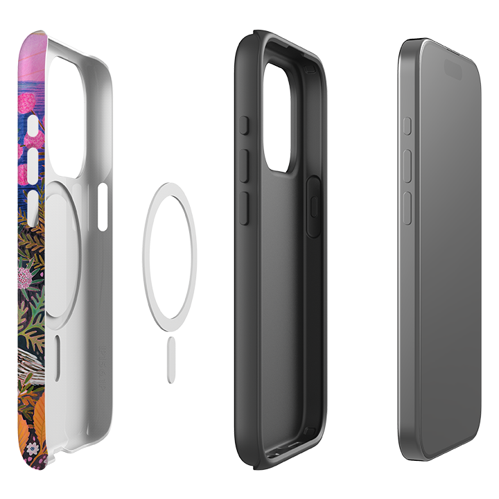 iPhone MagSafe Tough Case - Clifftop Meadow By Lee Foster Wilson