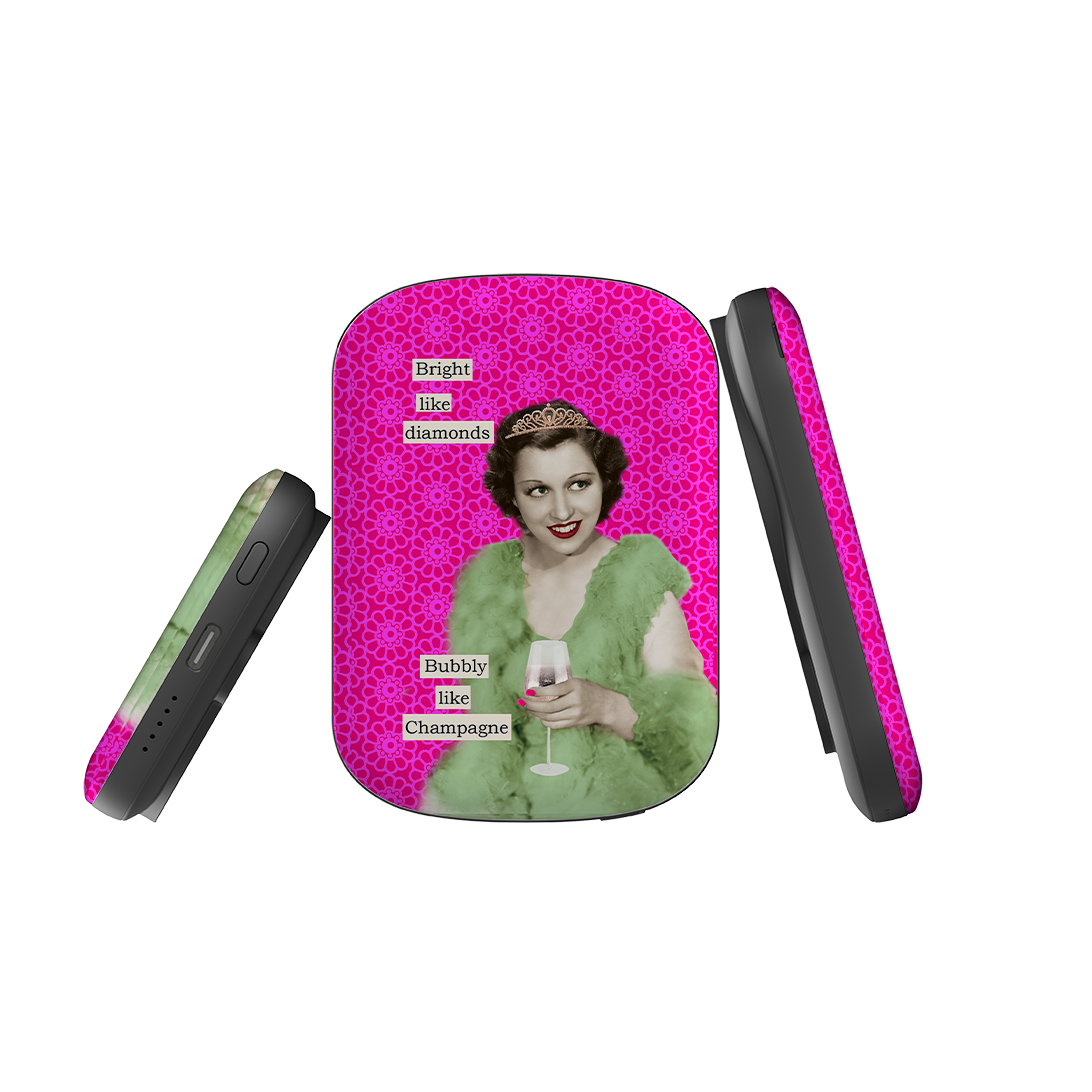 MagSafe Power Bank - Bright Like Diamonds By Clare Jordan