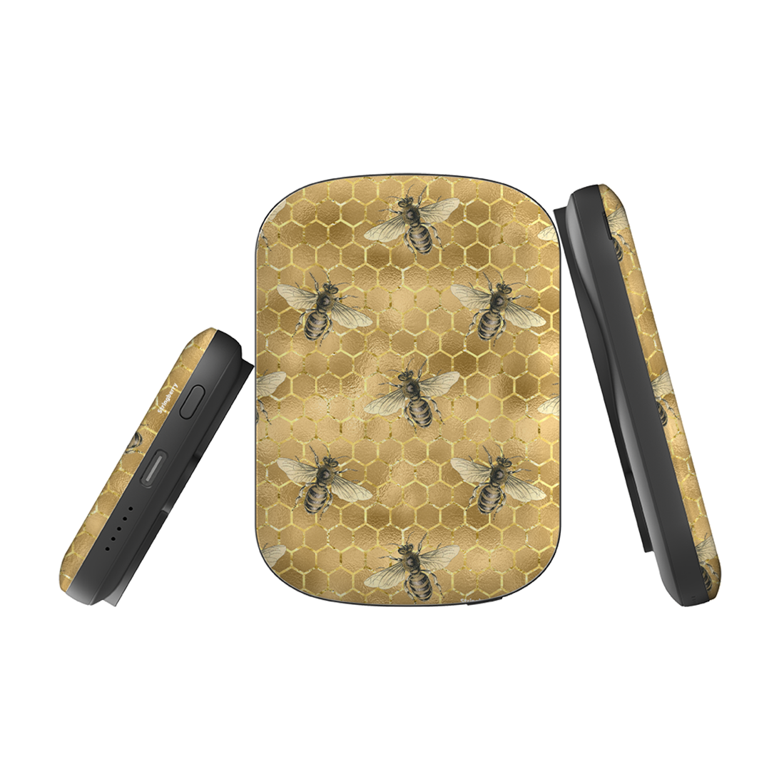 MagSafe Power Bank - Golden Bees