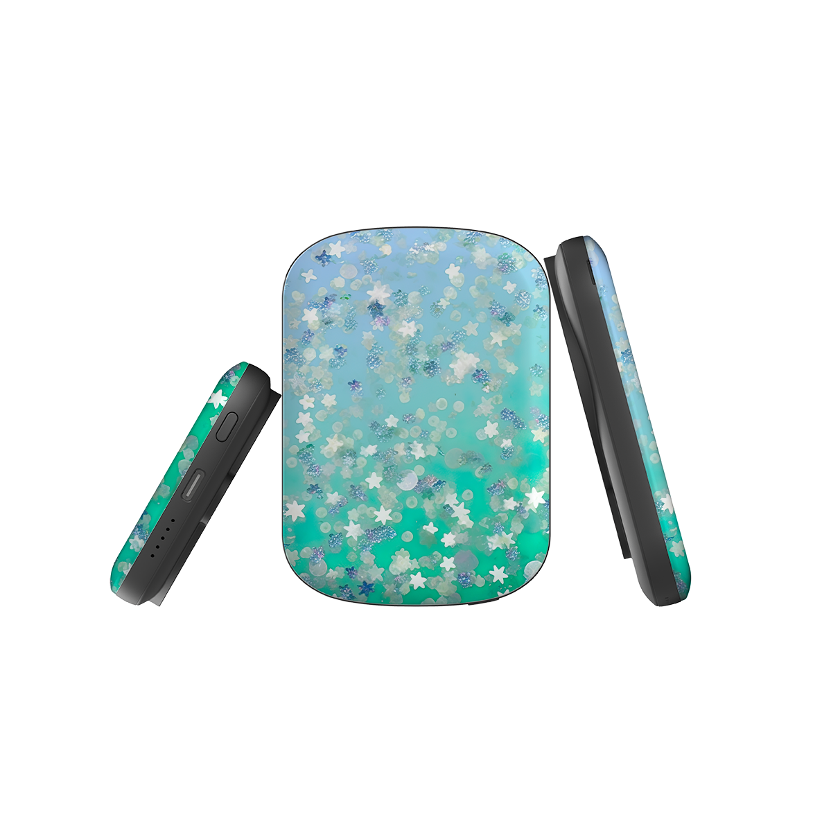MagSafe Power Bank - Green Stars