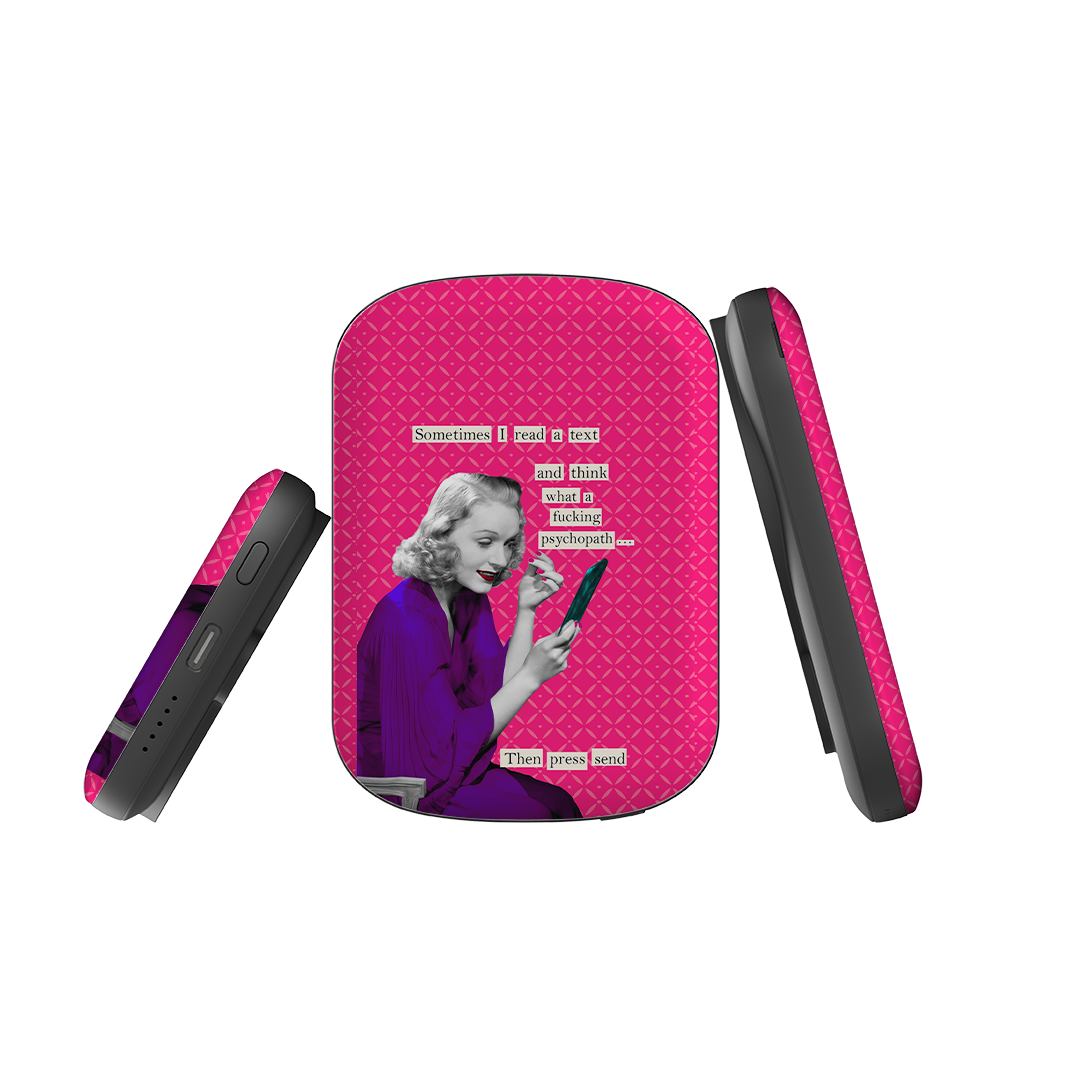 MagSafe Power Bank - Psychopath By Clare Jordan