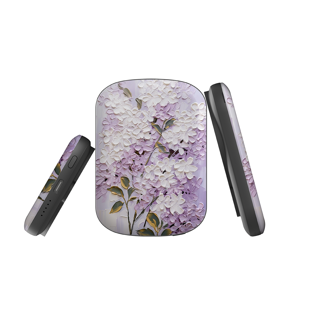 MagSafe Power Bank - Purple Floral II