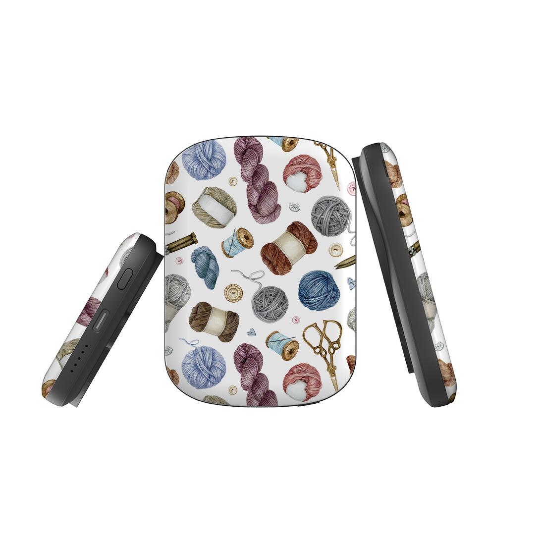 MagSafe Power Bank - Wool Pattern
