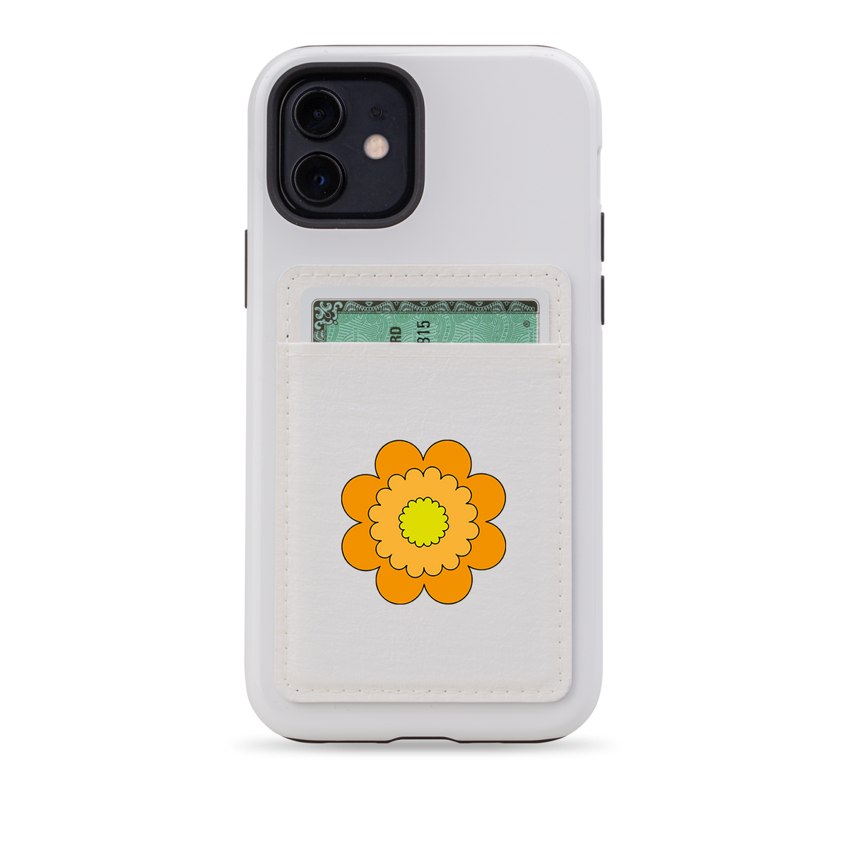 Mandala II MagSafe Wallet- White