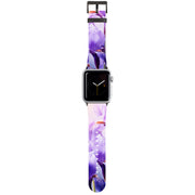 Mauve Floral Apple Watch Strap