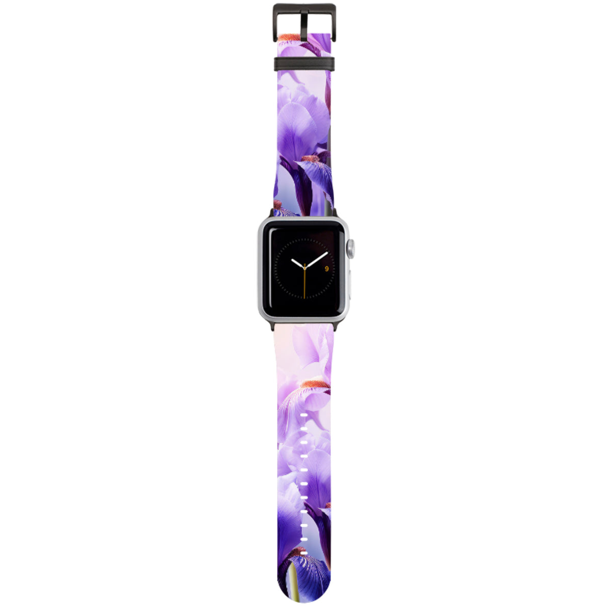 Mauve Floral Apple Watch Strap
