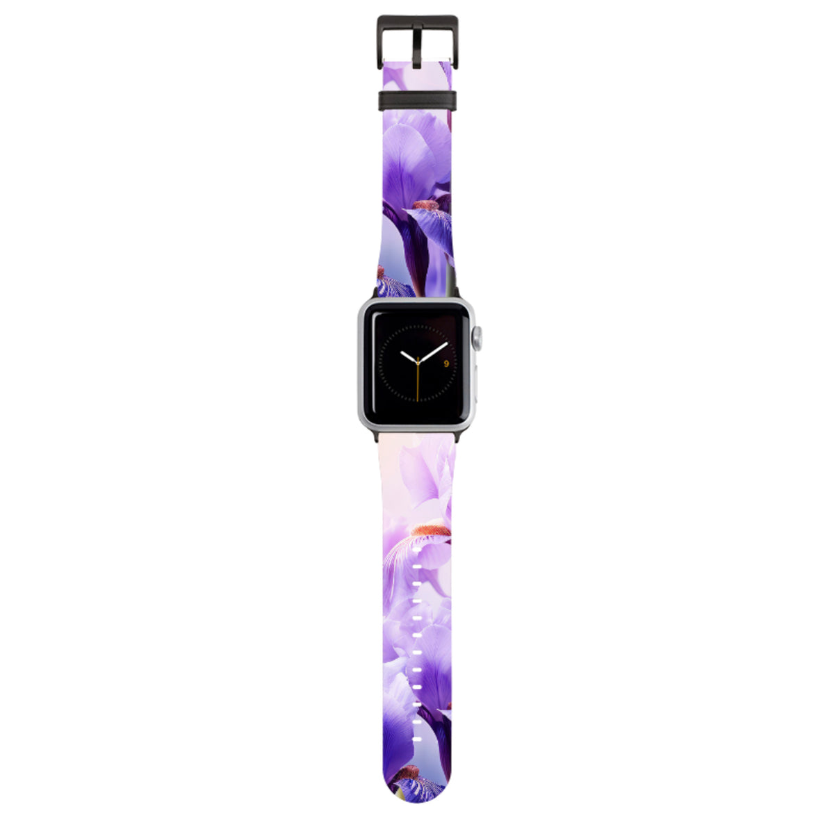Mauve Floral Apple Watch Strap
