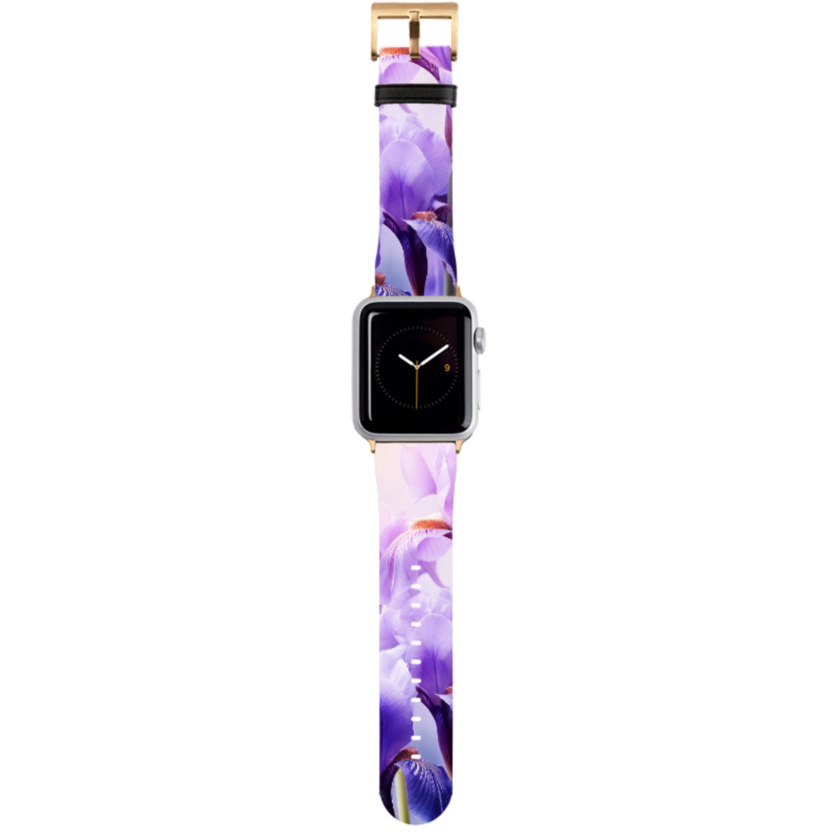 Mauve Floral Apple Watch Strap