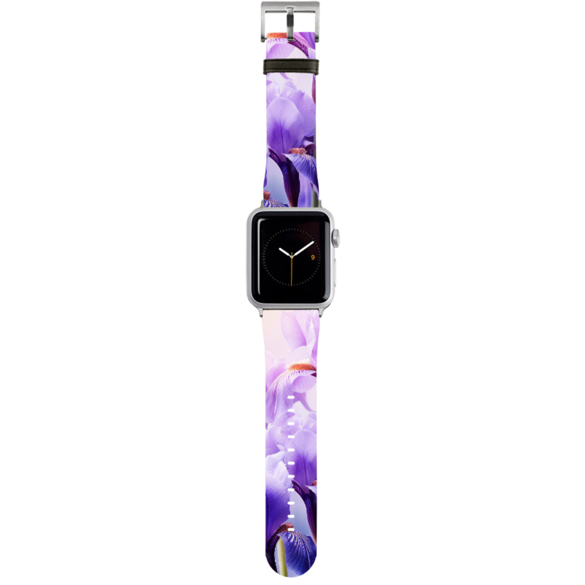 Mauve Floral Apple Watch Strap