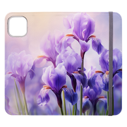 Mauve Floral Wallet Case