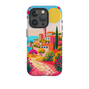 iPhone Tough Case - Mediterranean Landscape and Sunshine