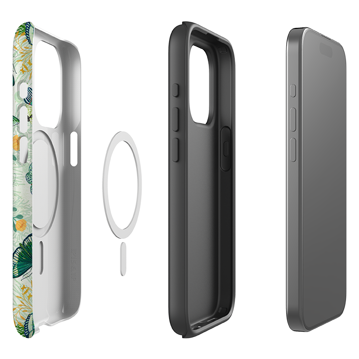 iPhone MagSafe Tough Case - Medium Moths 1 By Katherine Quinn