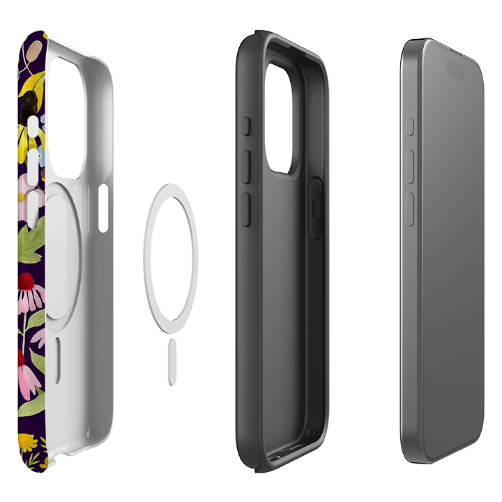 iPhone MagSafe Tough Case -  Mice and Wild Flowers By Bex Parkin