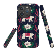 iPhone MagSafe Tough Case - Midnight Polar Bears By Abby Jacobs