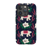 iPhone Tough Case - Midnight Polar Bears By Abby Jacobs