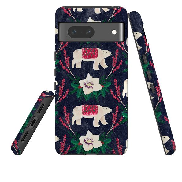 Google Tough Case - Midnight Polar Bears By Abby Jacobs