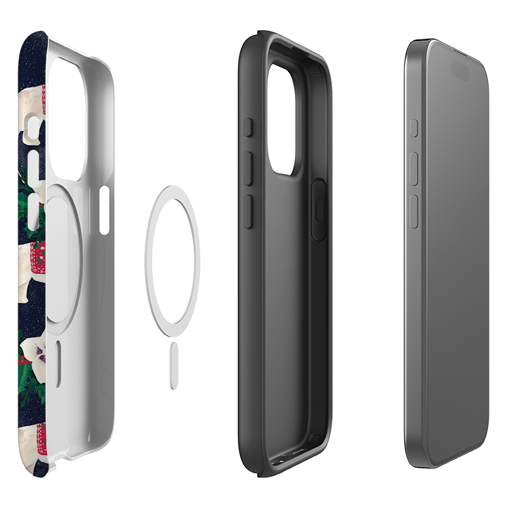 iPhone MagSafe Tough Case - Midnight Polar Bears By Abby Jacobs