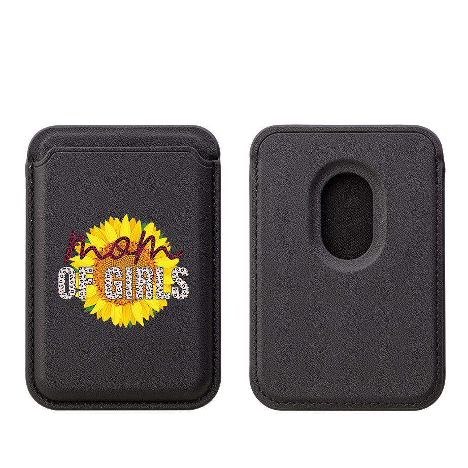 Mom Of Girls MagSafe Wallet- Black