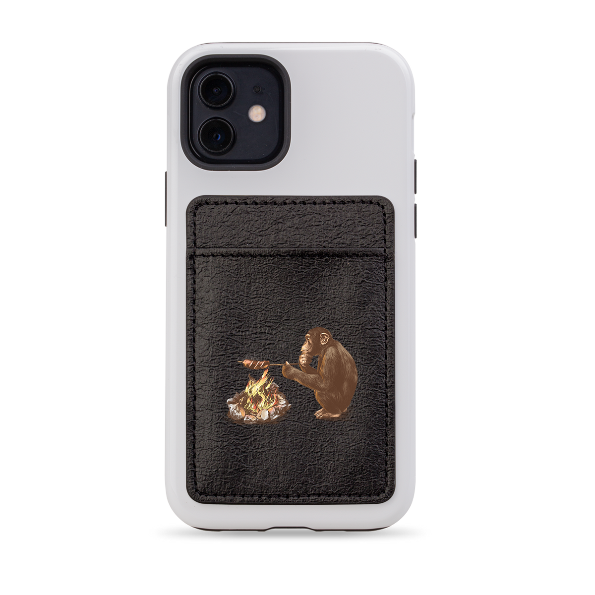 Monkey BBQ MagSafe Wallet- Black