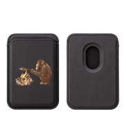 Monkey BBQ MagSafe Wallet- Black