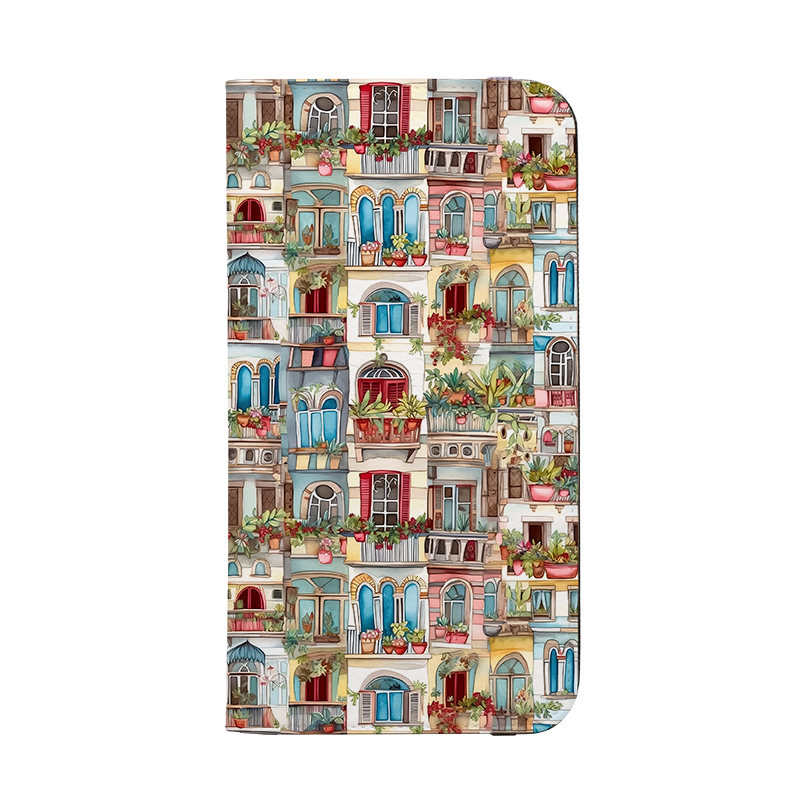 Montmartre Houses III Wallet case