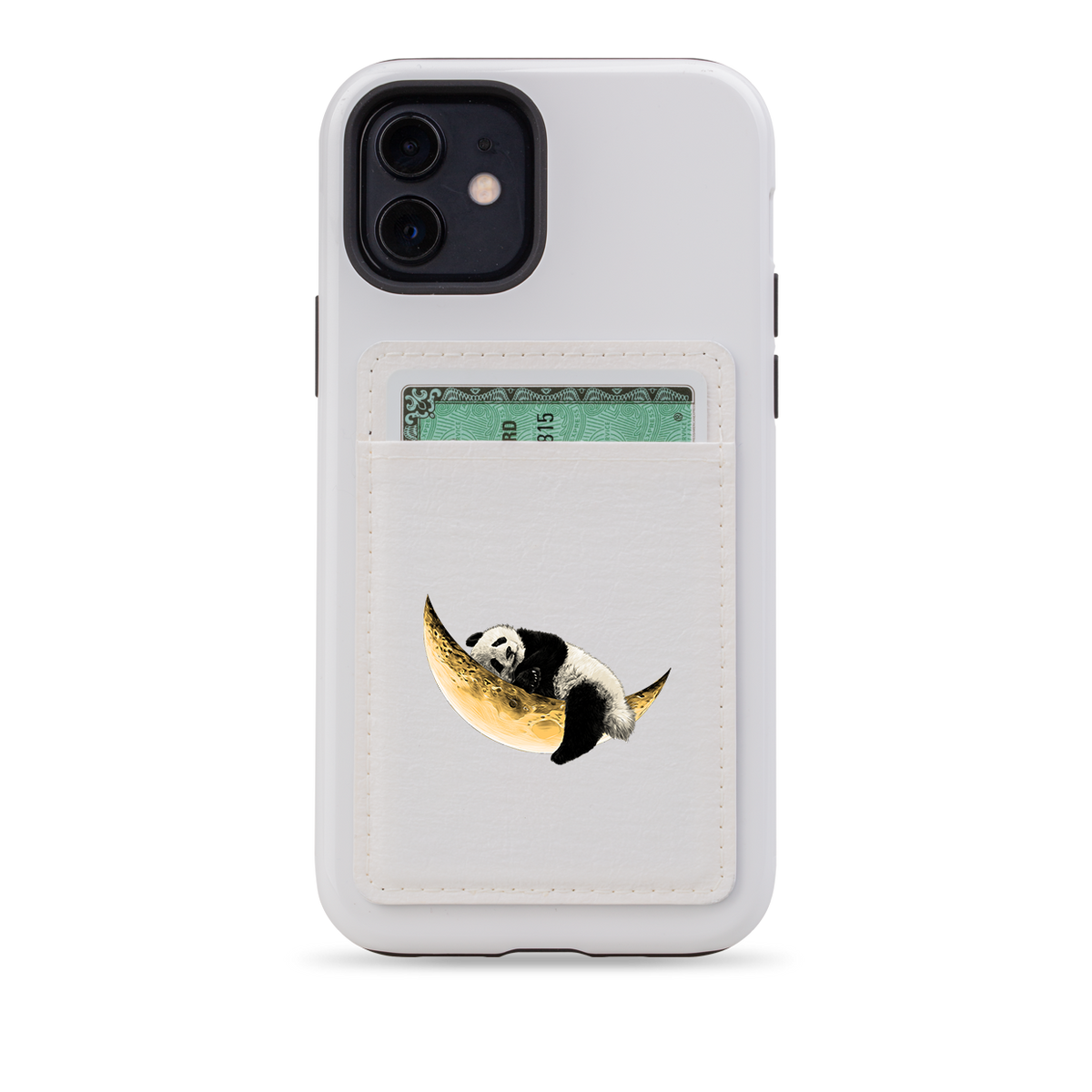 Moon Bear MagSafe Wallet- White