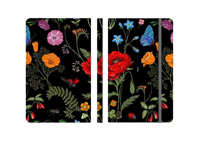 Moonlight Garden Folio Notebook