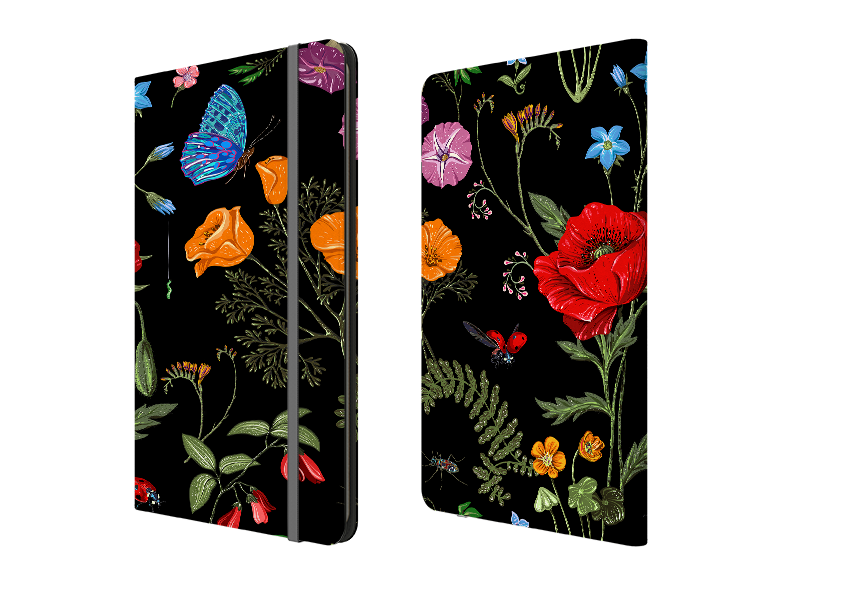 Moonlight Garden Folio Notebook