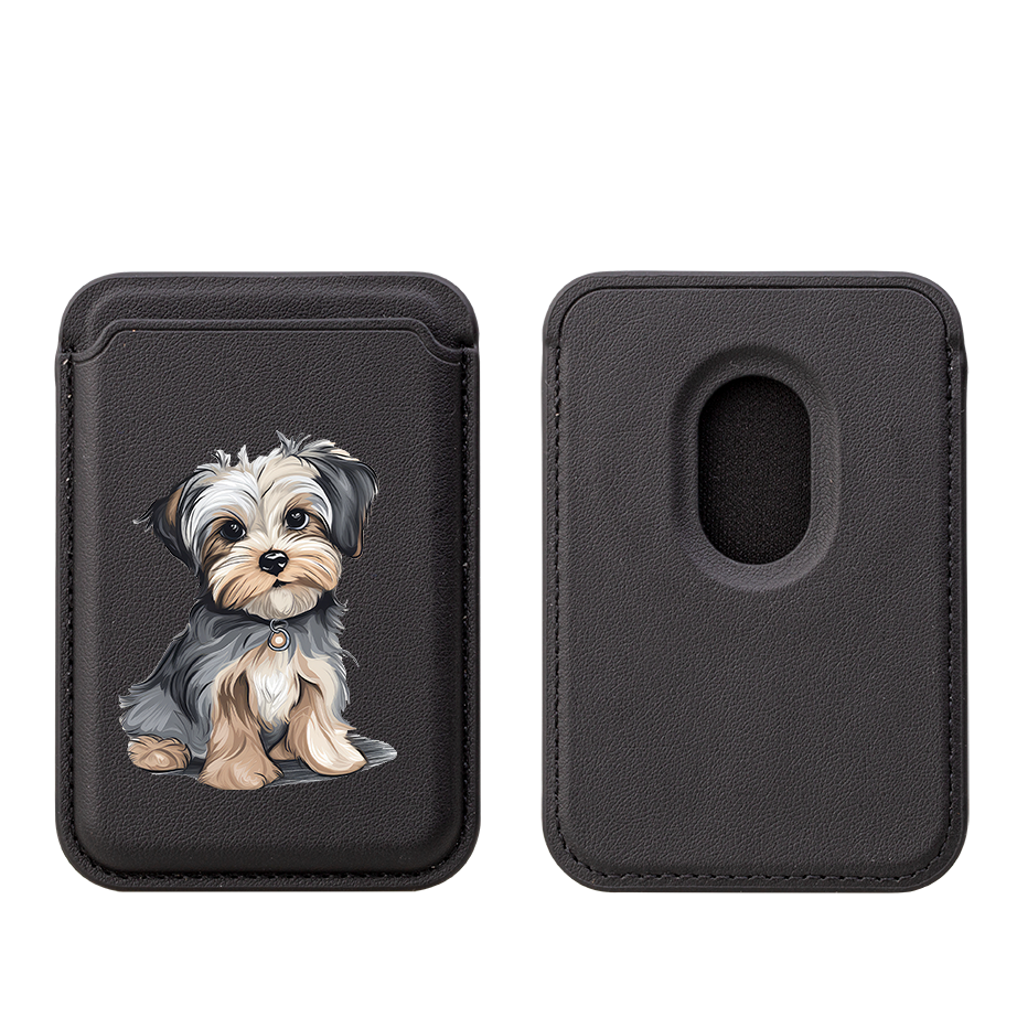 Morkie MagSafe Wallet- Black