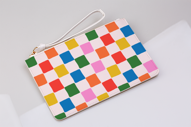 Multi Tiles Clutch Bag