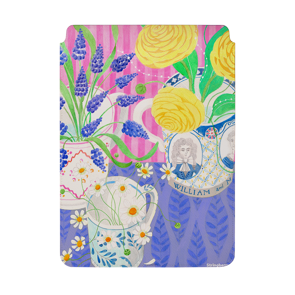 Muscari Flowers By Bex Parkin Laptop, Kindle & iPad Sleeve