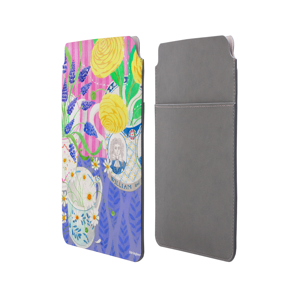 Muscari Flowers By Bex Parkin Laptop, Kindle & iPad Sleeve