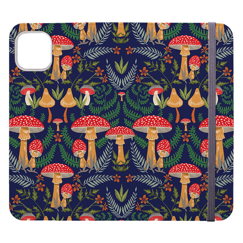 Mushroom Magic Wallet Case By Kate Heiss