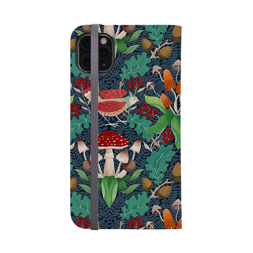 Mushroom Wallet Case By Bex Parkin