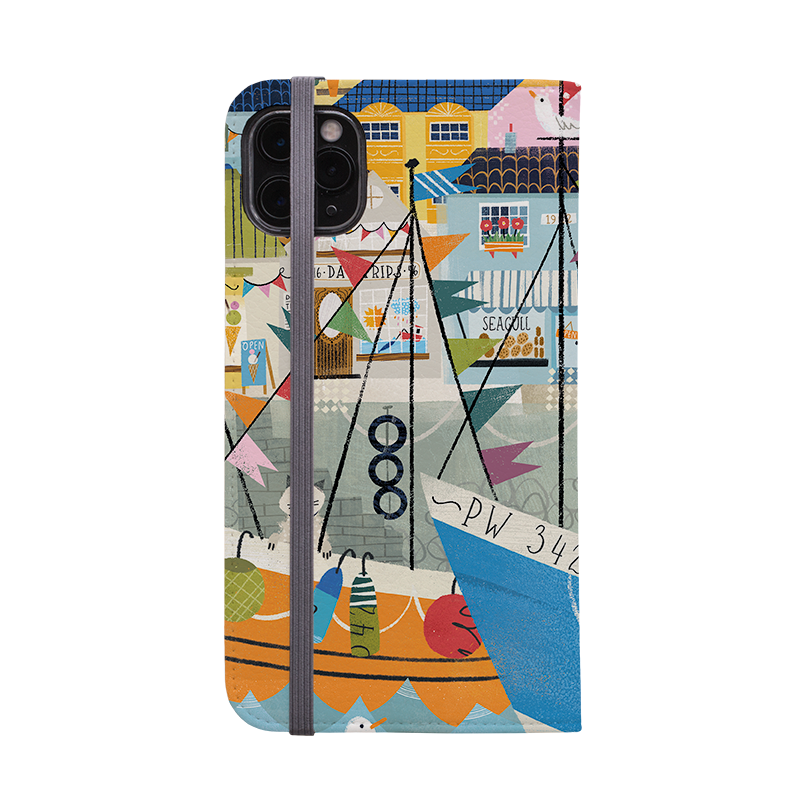 Night Harbour Wallet Case By Ali Brookes