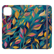 Nutberry Leaves Wallet Case