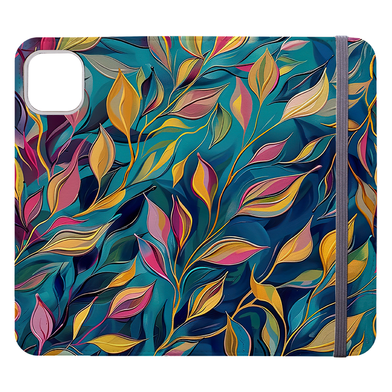 Nutberry Leaves Wallet Case