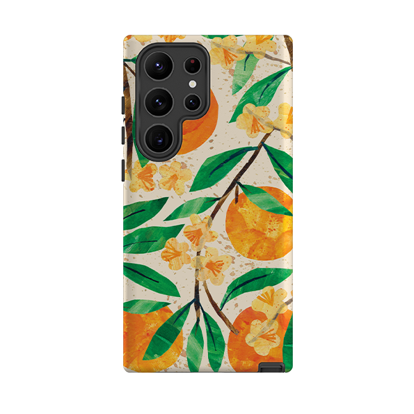 Samsung Tough  Case - Orange Blossom By Tracey English