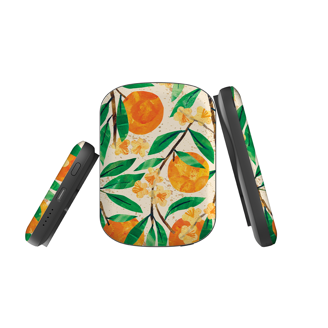 MagSafe Power Bank - Orange Blossom By Tracey English