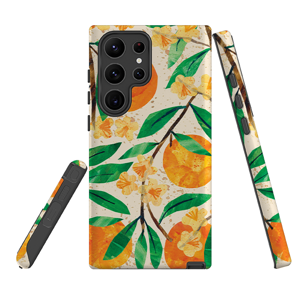 Samsung Tough  Case - Orange Blossom By Tracey English