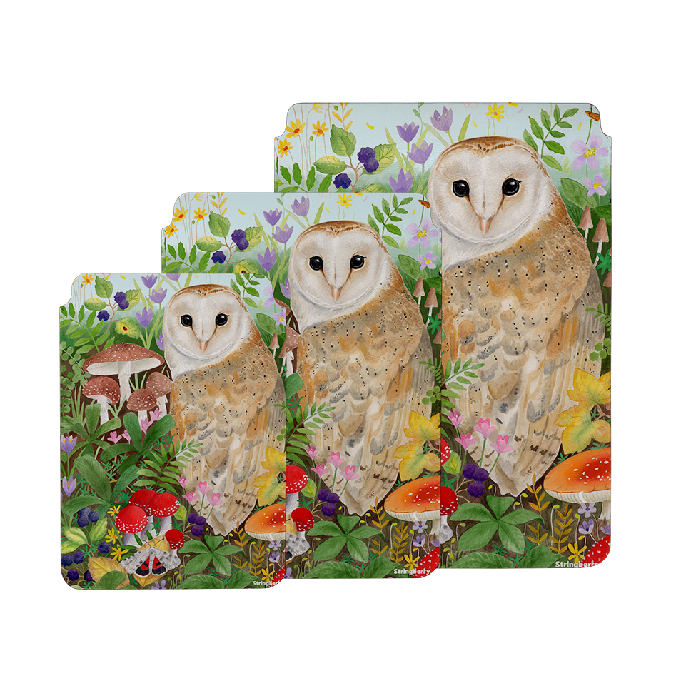 Owl Garden By Bex Parkin Laptop, Kindle & iPad Sleeve