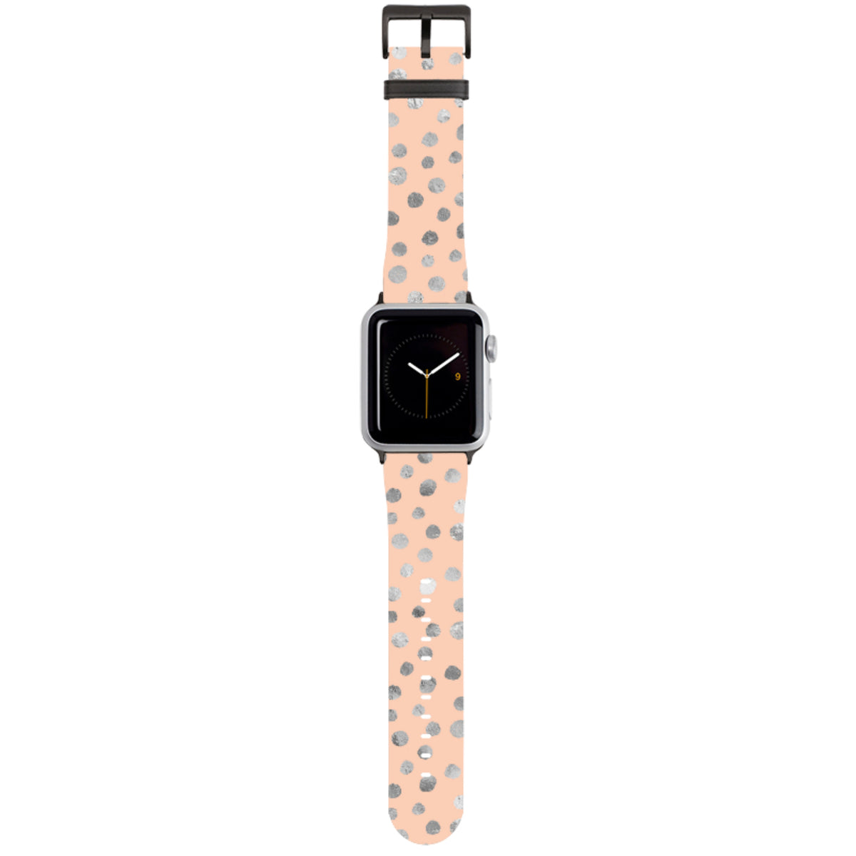 Pale and Silver Dots Apple Watch Strap